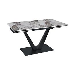 Стол раскладной Malibu (140+40+40), керамика глянцевая Pandora - Фото предпросмотра