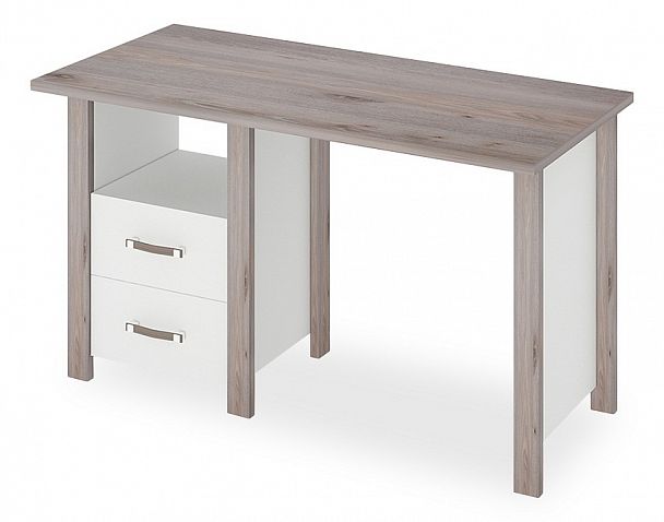 Стол письменный Бартоло СТД-130 с ТБД Белый/Нельсон - Вид 1