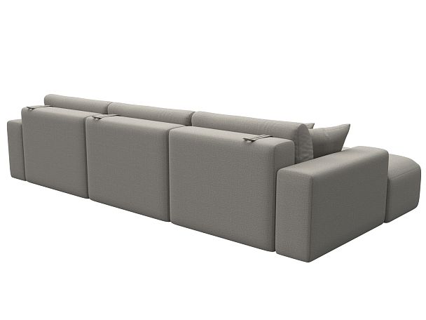 Диван угловой Лига-036 НПБ Классик Лонг левый угол Рогожка бежевый - Вид 6