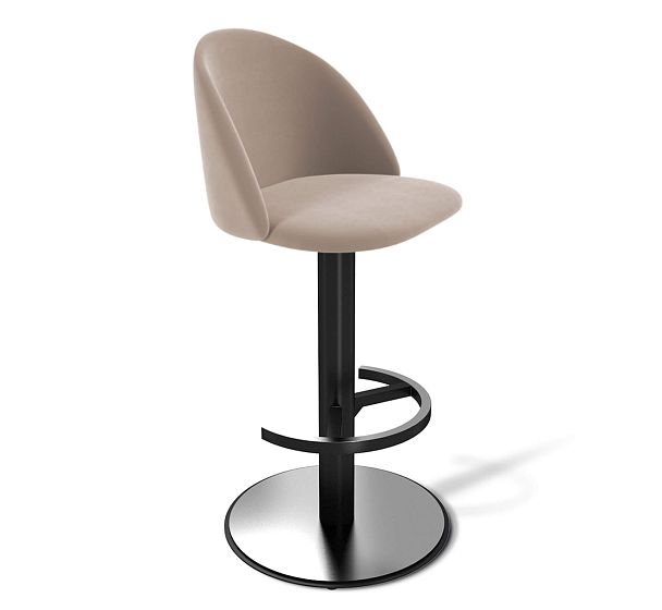 Стул барный Sheffilton SHT-ST35/S137 латте/черный муар - Вид 2