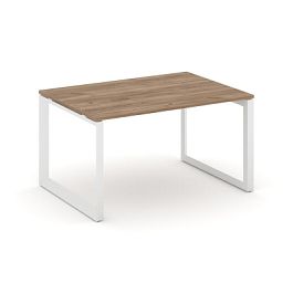 Style Project Next Стол переговорный SN-59O.SPRG-002.3 Дуб Табак/Металл Белый 1180*980*750 - Фото предпросмотра