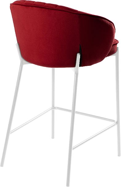 Комплект полубарных стульев Миэль бордовый/белый, 3 шт. - Вид 4