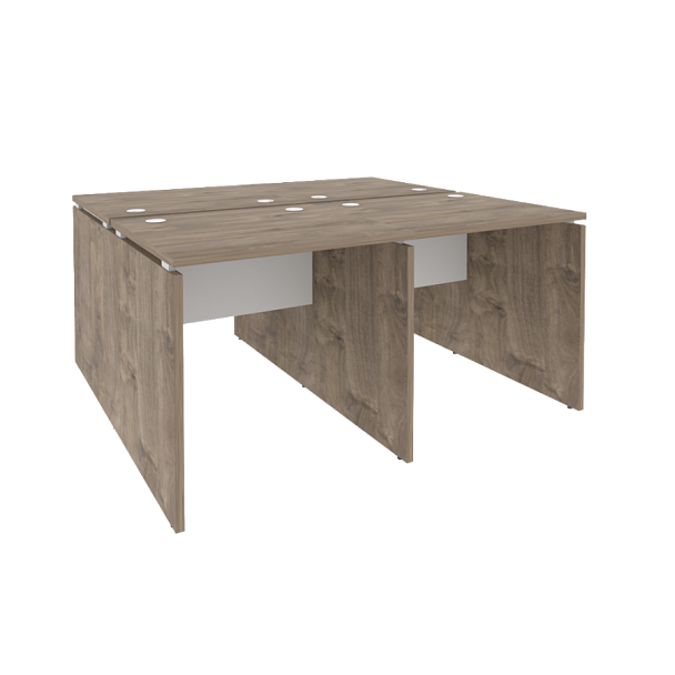 Onix Рабочая станция O.D.RS-4.0.7 Тиквуд темный/Белый бриллиант 1560*1475*750 - Вид 1