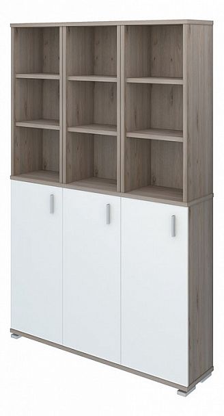 Стеллаж комбинированный Домино нельсон ПУ-40-6 Белый/Нельсон - Вид 1