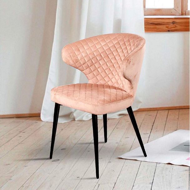 Стул Richard ромб, бархат бежевый 5 - Вид 4