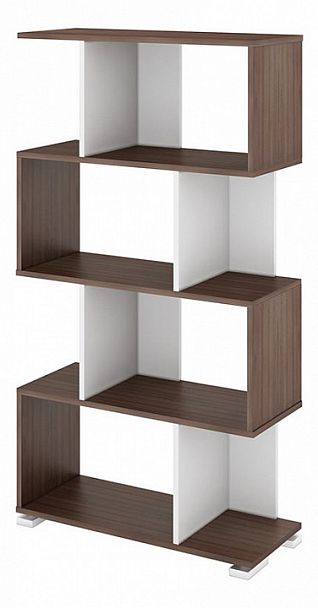 Стеллаж Домино СЛ-5-4 Белый/Шамони - Вид 1