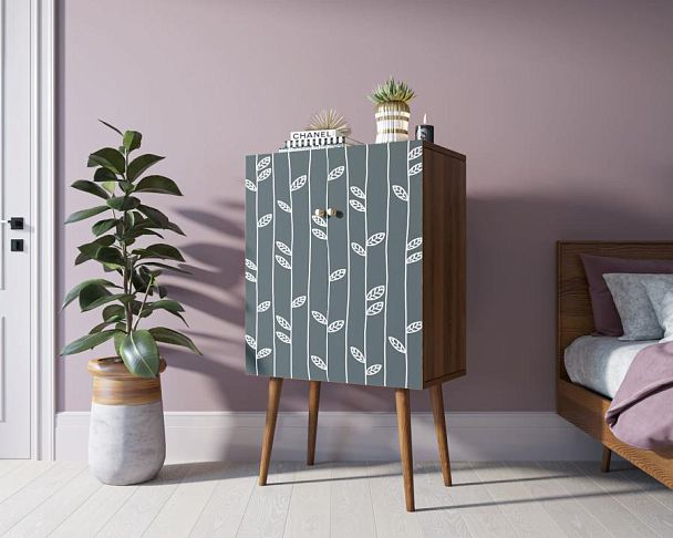 Комод на высоких ножках Berber 18 принт арт BB09/Print_18 - Вид 3