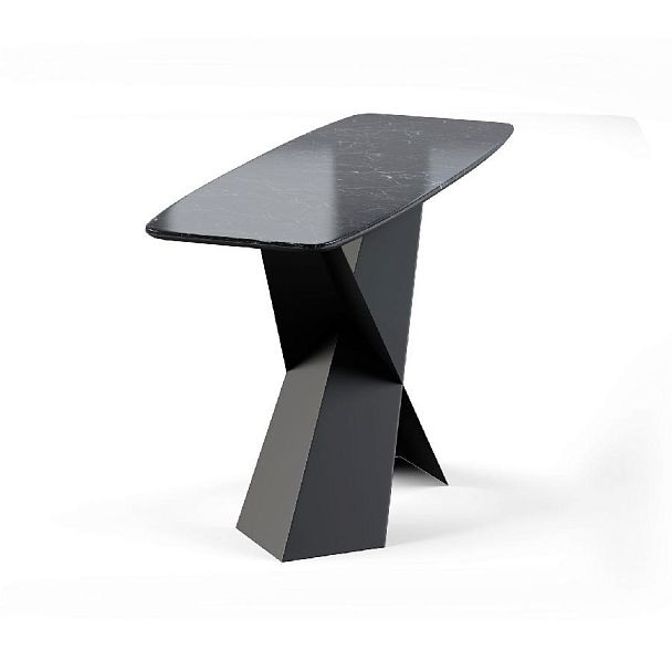 Консоль Tyler 130 керамика глянцевая, черная - Вид 3