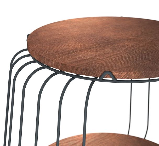 Столик журнальный Sheffilton SHT-CT70 кариф/антрацит - Вид 5