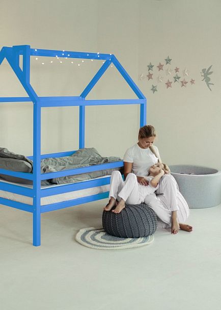 Кровать Дрима Н, голубой - Вид 4