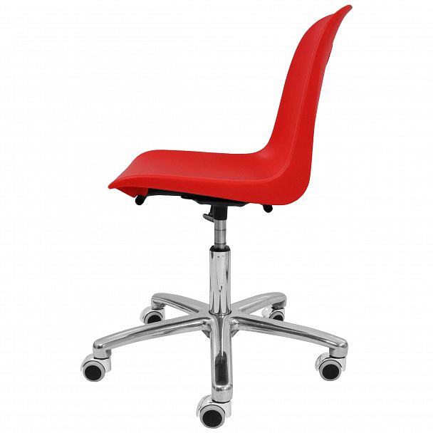 Кресло "Venezia SW на крестовине CINA алюминий", красный - Вид 2