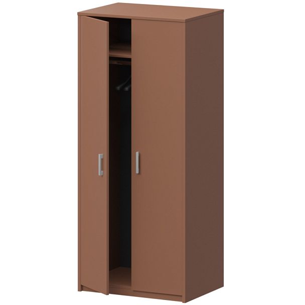 Шкаф для одежды А-307 Терракота 770x580x2000 Арго - Вид 1