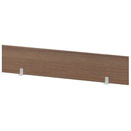 Экран для одиночного стола СМЭ18-18 Орех гварнери/Белый 1800x18x350 Арго-М - Фото предпросмотра