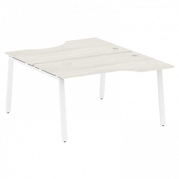 Рабочая станция "Metal System" БА.РАС-СА-2.2 дуб наварра/белый - Вид 1