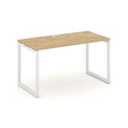 Стайл Проджект Стол письменный SN-4O.SP-002 Тиквуд Светлый/Металл Белый 1180*600*750 - Фото предпросмотра