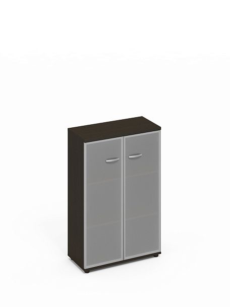 Шкаф средний со стеклом в алюминиевой рамке A4 А4 9367 БП - Вид 1