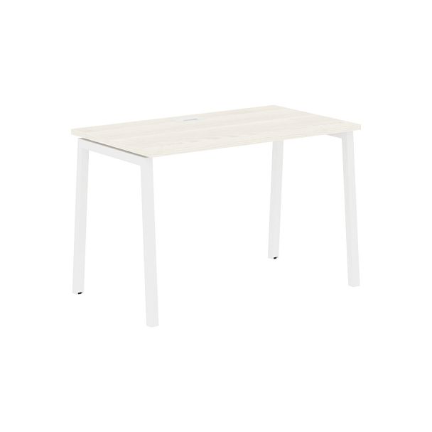 Стол прямой ELST 1167 Ясень Траун/Белый 1160х670х750 EDIS - Вид 1