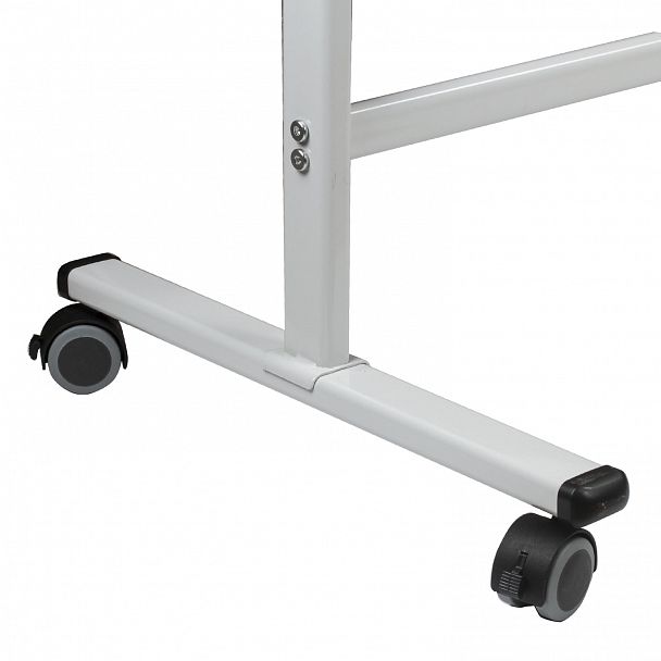 Доска для мела/магнитно-маркерная НА СТЕНДЕ 90х120 см, 2-сторонняя, зеленая/белая, BRAUBERG Premium, 236852 - Вид 6