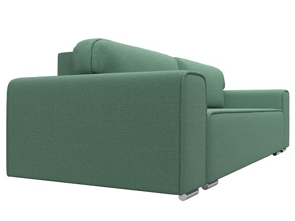Диван прямой Лига-029 Рогожка зеленый - Вид 3