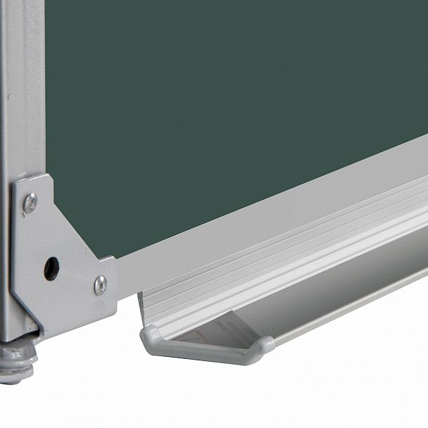 Доска для мела магнитная 3-х элементная 100х150/300 см, ДОПОЛНИТЕЛЬНАЯ ЛИНИЯ/КЛЕТКА, зеленая, BRAUBERG, 236972 - Вид 4