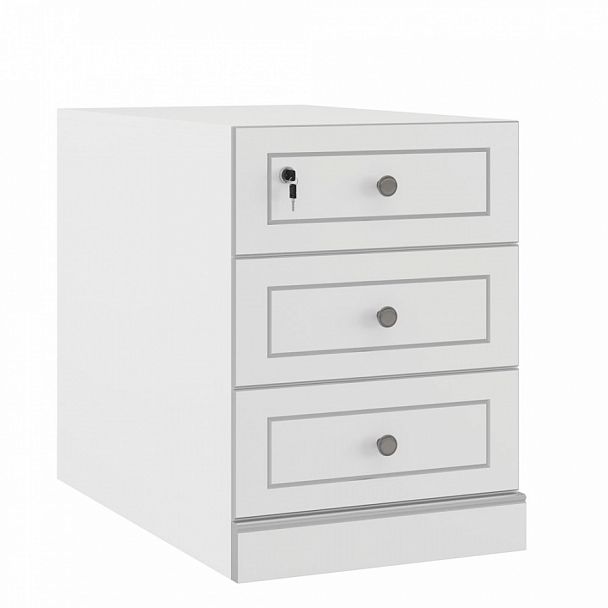 Тумба приставная правая Vienna 45x75x62 белый - Вид 1