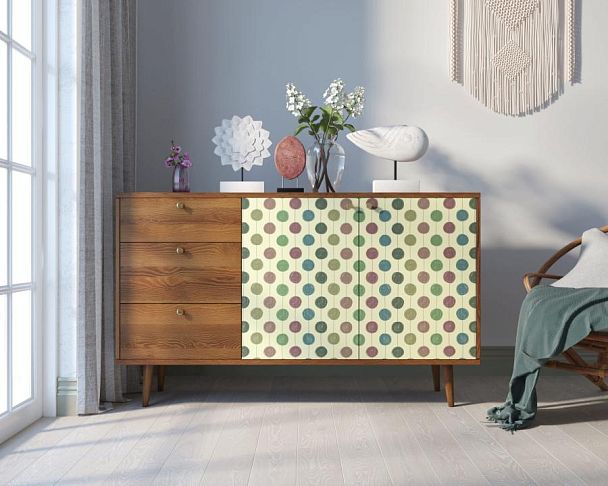 Комод Berber с двумя дверками и ящиками 24 принт арт BB05/Print_24 - Вид 4
