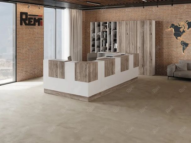 RTD084-200-MA ТАНДЕМ / TANDEM Стойка ресепшн 2-200 2000х700х1200 Дуб Маувелла - Вид 5