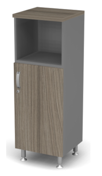 Стеллаж полуоткрытый L,R Берлин Дрифтвуд/Серый ШК3-45(L/R) - Вид 2