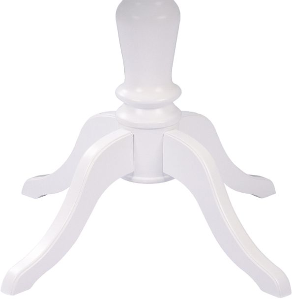 Стол деревянный раздвижной Элат D90(130)х90х76 Белый - Вид 7