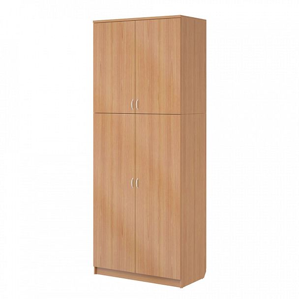 Шкаф универсальный для хранения   имущества роты и личных вещей военнослужащих "Офисные шкафы для документов"  ПК-АРМ-ШМД286Х112/ИР/35-В1-24 ольха шагрень - Вид 1