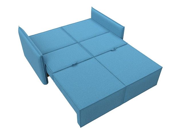 Диван прямой Либерти мини Рогожка голубой - Вид 10