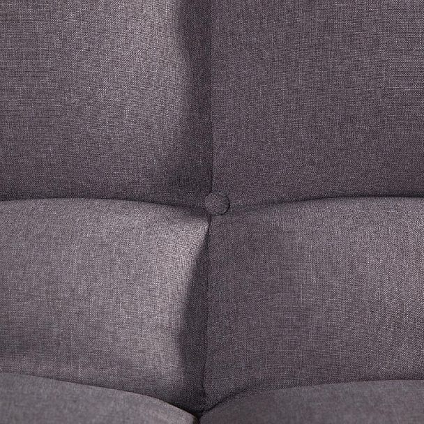 Диван-кровать трехместный Best, рогожка серый - Вид 16