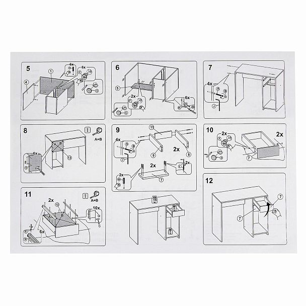 Стол письменный/компьютерный BRABIX "Scandi CD-017", 900х450х750 мм, 2 ящика, белый, 641894, ЦБ013706-1 - Вид 16