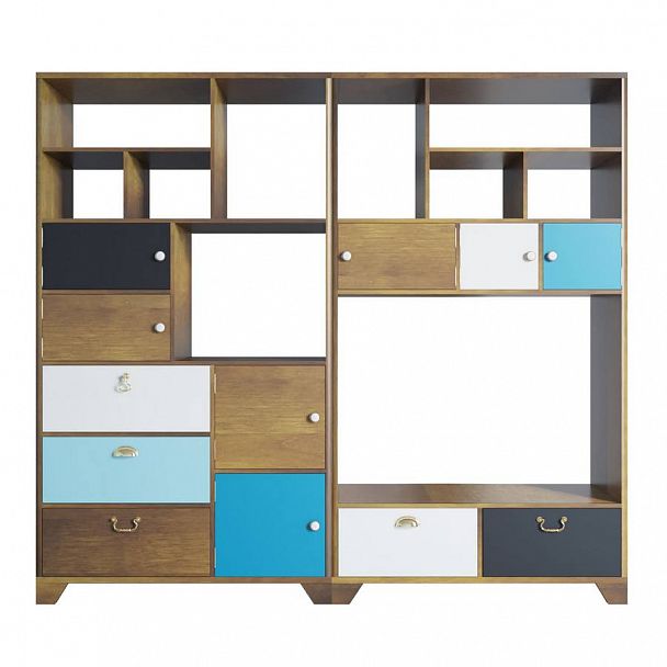 Стеллаж "Aquarelle" двойной RE-47 - Вид 1