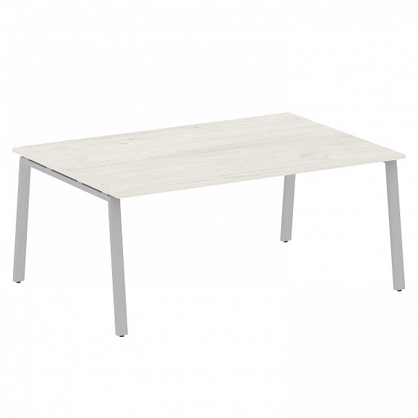 Стол для переговоров "Metal System" БА.ПРГ-1.5 дуб наварра/серый - Вид 1