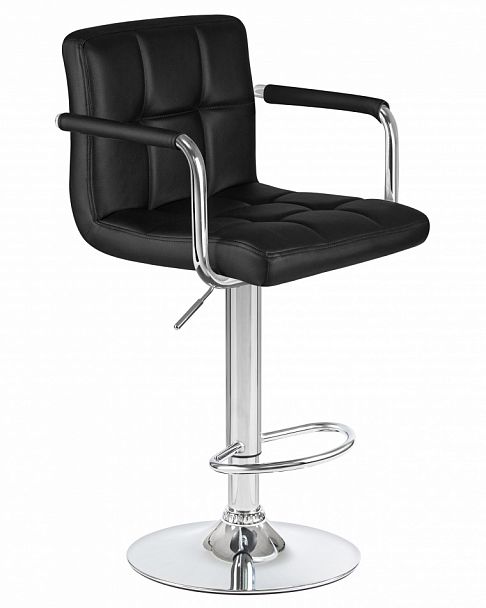 Стул барный DOBRIN KRUGER ARM (чёрный) - Вид 6