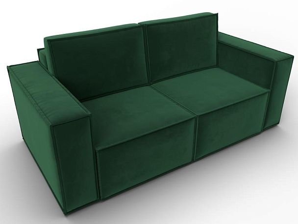 Диван прямой Куба мини Велюр зеленый - Вид 6