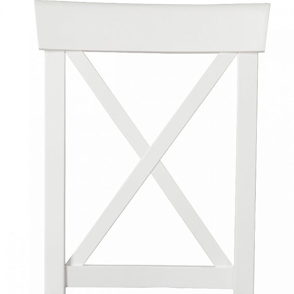 Стул деревянный с мягким сиденьем Бергольф Белый/Серый велюр - Вид 7