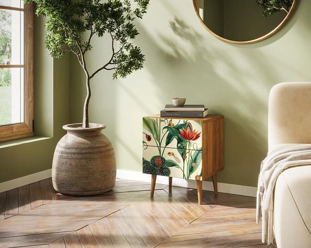 Тумбочка Berber с двумя ящиками арт BB03/Print_55 - Вид 5