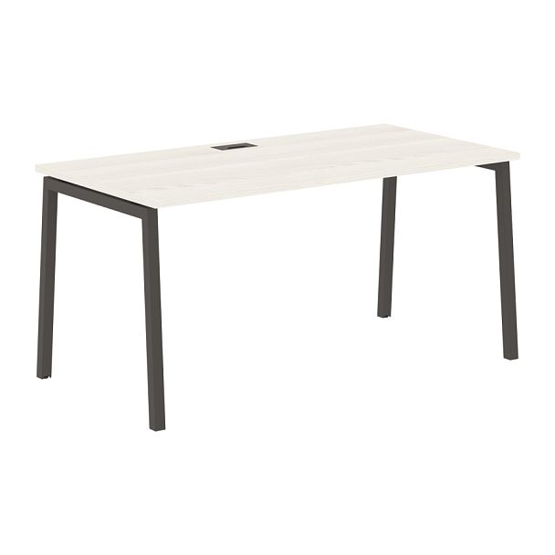 Стол прямой ELST 1580 Ясень Траун/Мокко 1560х800х750 EDIS - Вид 1