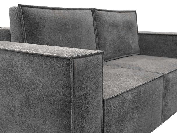 Диван прямой Куба мини Велюр серый - Вид 4