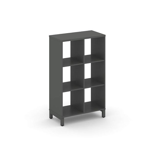 Стайл Проджект Каркас стеллажа 3 яр. SN.KS-320 Антрацит/Металл Антрацит 754*400*1248 - Вид 1