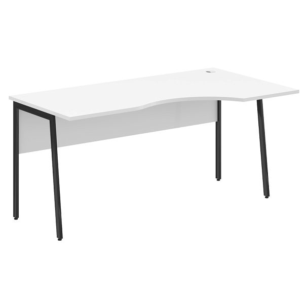 Стол прямой СА-1P(R) Белый/Антрацит 1600х900х755 IMAGO PLUS - Вид 1