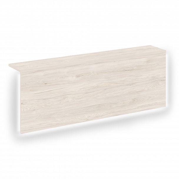 Накладка с подсветкой прямая высокая на 2 модуля "Onix" О.R-NP.V-118.2.S денвер светлый - Вид 1