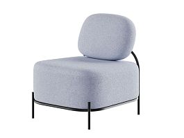 Jive Диван одноместный JVE-1 Clarins 972/Металл Черный 670*720*770 - Фото предпросмотра