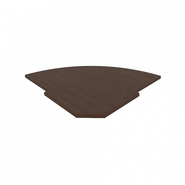 Полка для стойки угловой "Riva" А.РС-5.1 венге - Вид 1