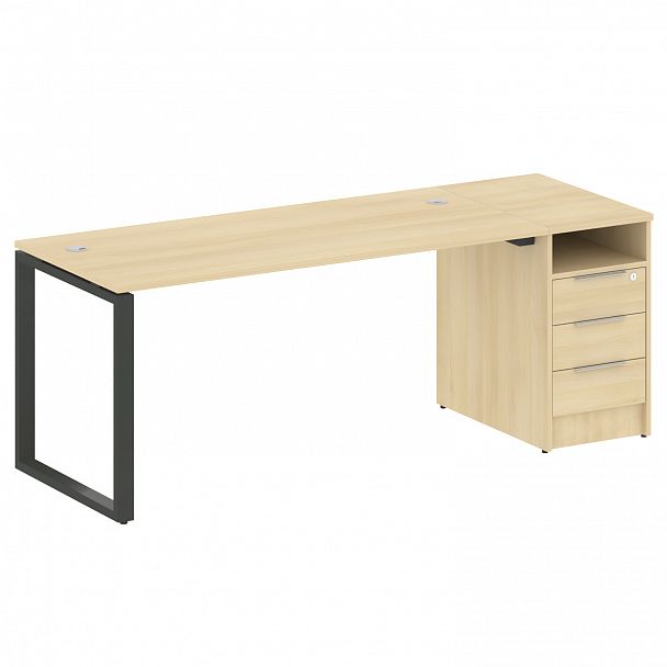 Рабочая станция "Metal System" БО.РС-СТП -1.4 акация/антрацит - Вид 1