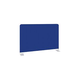 Metal System Экран тканевый боковой Б.ТЭКР-60 Синий/Белый металл 600*390*22 - Фото предпросмотра