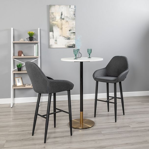 Кресло Бар.Kent тёмно-серый/черный - Вид 9