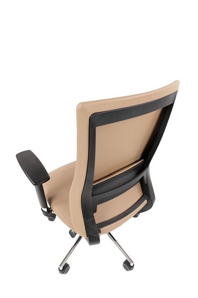 Офисное кресло Chairman 500LUX Россия экокожа бежевый БП - Вид 11